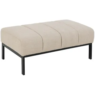 Actona Pouf Caix Polyester 100 x 41 x 61 cm Beige