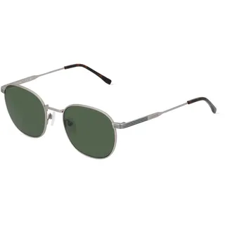 Lacoste L251S Herren-Sonnenbrille Vollrand Panto Metall-Gestell, silber