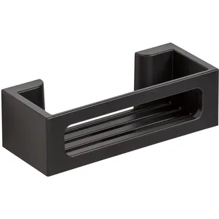 Wenko Turbo-Loc® Wandablage Bralia, Schwarz Befestigen ohne Bohren,