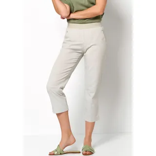 3/4-Hose TONI "SUE Joggpants 3/4" Gr. 38, N-Gr, grau (light grey) Damen Hosen High-Waist-Hosen