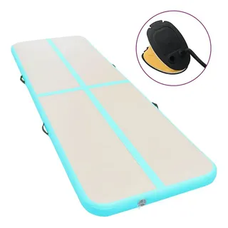 vidaXL Aufblasbares Gymnastik-Kissen 500x100x10 cm PVC Grün