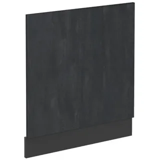 Vicco Unterschrank Geschirrspülerblende R-Line 60 x 57,2 x 1,6 cm Schwarz