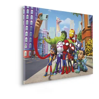 KOMAR Keilrahmen Spiderman Selfie 40 cm x 60 cm