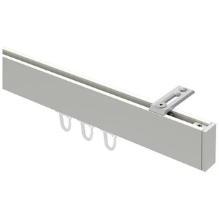 Gardinenstange Smartline Paxo, INTERDECO, 1-läufig, 14x35 mm, eckig, Deckenmontage, Weiß weiß 300 cm