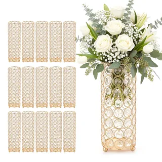 Vevor Blumenvase Gold 26 cm