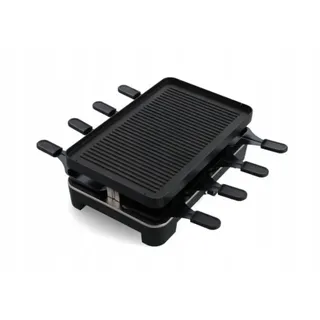 Mauviel 1830 Raclette Raclette Grill, Antihaft, 8 Pfännchen, Grillplatte, Tischgrill-Set schwarz