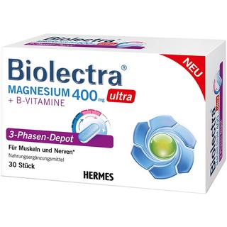 Biolectra Magnesium 400 mg ultra 3-Phasen-Depot 30 St Tabletten