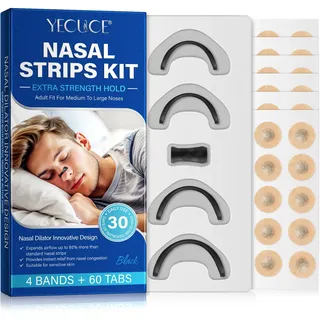 P-Beauty Nasenpflaster Magnetische Nasenstrip für Schnarchreduzierung 1x1 St Pflaster