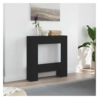 vidaXL Kaminumbauschrank 81 x 18 x 82 cm Schwarz Eichen-Optik