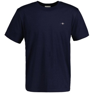 Gant T-Shirt Herren T-Shirt - REGULAR SHIELD, Rundhals blau 4XL