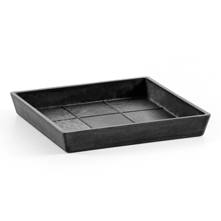 Ecopots Untersetzer Rotterdam Eckig Dunkelgrau 38,5 cm x 3,4 cm