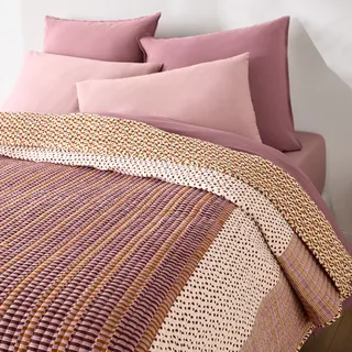 La Redoute Interieurs Gesteppte Tagesdecke Mit Patchwork-druck Aus Gewaschener Baumwolle, Nahro Bedruckt