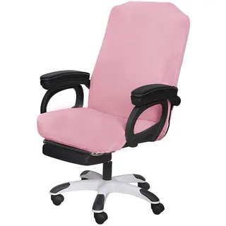 SARAFLORA Stuhlhussen Stretch abnehmbar waschbar Esszimmerstuhl-Schonbezüge Sitzschutz für Hochzeit, Zeremonie, Party, Hotel, Wohnzimmer 03 Boss-pink