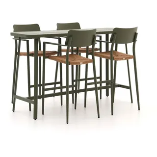 Bellagio Cino 175 cm Gartenbar-Set 5-Teilig Stapelbar