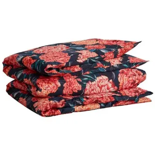 Gant Bettwäsche Gant Home Einzelbettbezug Floral Peony Print Single Duvet Classic Blue