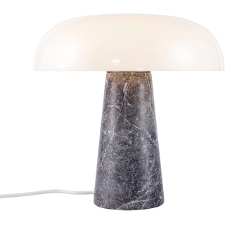 Tischleuchte DESIGN FOR THE PEOPLE "Glossy" Lampen Gr. Ø 32,00 cm Höhe: 32,00 cm, grau Tischlampen weiches, diffuses Licht durch den opalisierten Glasschirm