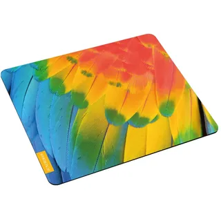 Wandkings Mousepad Mauspad mit Motiv, Papagei Gefieder 1, Design wählbar