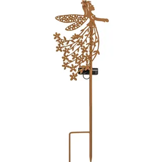 NORTHPOINT Solarleuchte LED Gartenstab mit Dämmerungssensor spritzwassergeschützt IP44