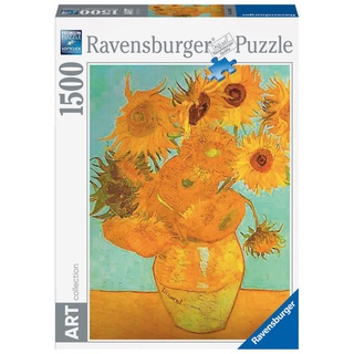 Ravensburger 16206 - RAVENSBURGER - Arte - Van Gogh: Vaso con girasoli - 1500 pz - puzzle (1500 Teile)