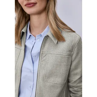 STREET ONE Jacke mit Fischgrätmuster und Zipper - 40