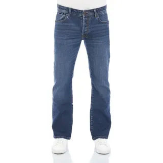LTB Bootcut-Jeans Herren Jeanshose Roden Boot Cut Denim Hose mit Stretch blau 28W / 30L