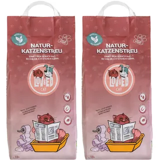 Lov&Ed Natur-Katzenstreu 2 x 10 l