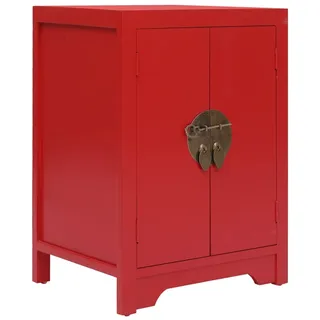 vidaXL Nachtschrank 38 x 28 x 52 cm Rot