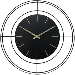 Mobili Rebecca Rebecca Mobili Wanduhr 50,0 cm RE6784 schwarz/gold