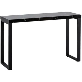 Wohnling Konsolentisch 120x40x76 cm Schwarz