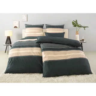 OTTO home Circle Gestreift Beige 135 x 200 cm + 40 x 80 cm