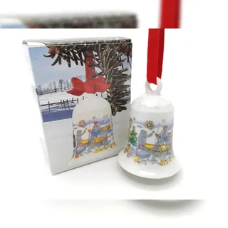 Hutschenreuther Porzellan Weihnachtsglocke Glocke 1984 mit Originalverpackung