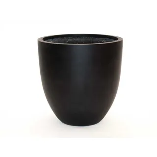 eleganteinrichten Pflanzkübel Ø 60 x 60 cm schwarz