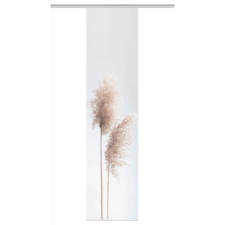 Flächenvorhang, Sand, Textil, Blume, 60x260 cm, mit Paneelwagen, Wohntextilien, Gardinen & Vorhänge, Schiebegardinen
