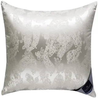 Billerbeck Eiderdaunen Kissen No.1 Seiden-Jacquard - 80x80cm