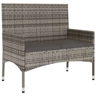 vidaXL Gartenbank 94 x 52 x 85 cm Grau