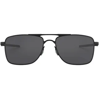 Oakley Herren Gauge 8 412401 62 Sonnenbrille, Schwarz (Matte Black/Grey) - 62