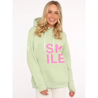Zwillingsherz Alissa Hoodie Neon-Details Grün SM (S/M)