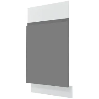 Feldmann-Wohnen Sockelblende Avellino (1 St), 45x1,8x57cm grifflos eiche artisan - dust grey Acryl matt (AV-ZM45/57)