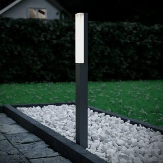 Starlux Laholm LED-Sockelleuchte  (L x B x H: 7 x 5,2 x 90 cm, Dunkelgrau, 8 W)
