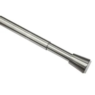 GARDINIA Scheibenstange 1-läufig Ø 26 mm 220 cm Silber
