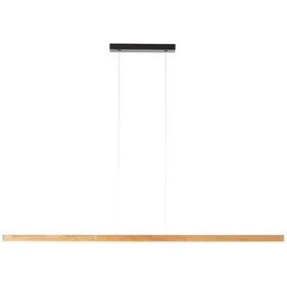 Brilliant LED Holz Pendelleuchte Ainara 24W 2400lm 3000K Warmweiß mit Touchdimme...