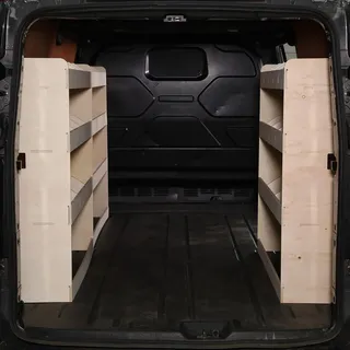 Vanify - Kompatibel mit Ford Transit Custom L2 2012+ Fahrzeugeinrichtung Fahrzeugregale, dreifache Regaleinheit