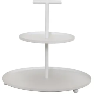 Grafelstein Etagere PURE weiß aus Metall schlichte Metalletagere modern Deko Strandhaus