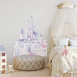 Room Mates 54548 Riesenwandsticker "Disney Prinzessinnen - Prinzessinnenschloss", mehrfarbig