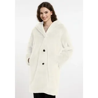 Frieda & Freddies Mantel mit Kunstfellbesatz Modell 'SUNDAY ROSE', Offwhite, 42