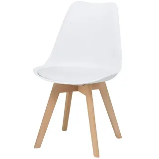 Schalenstuhl  Charly , weiß , Maße (cm): B: 49 H: 84 T: 51.0