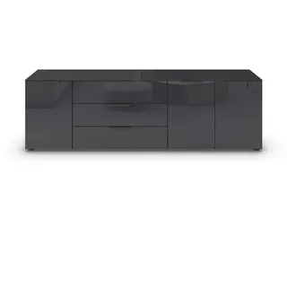 Lowboard Flipp Glas Basalt