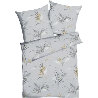 KAEPPEL Swing Floral Grau 155 x 220 cm + 80 x 80 cm