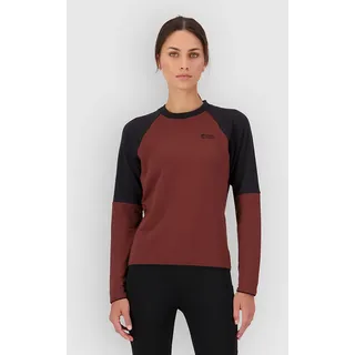 Mons Royale Quad Merino Fleece Pullover Sable/Black M