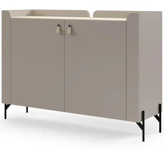 beautysofa Sorella 130 x 95 x 42 cm Braun